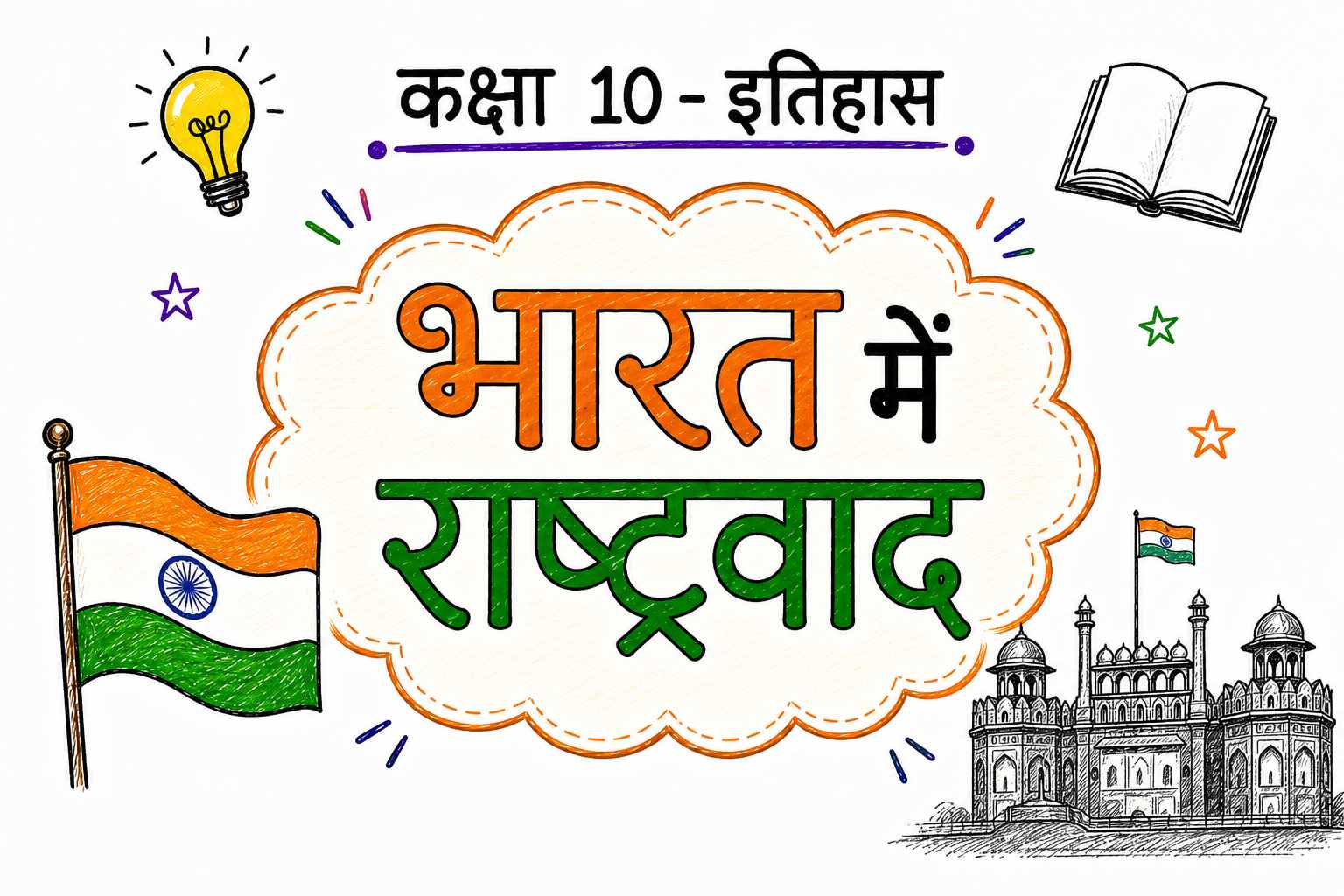 भारत में राष्ट्रवाद (Class 10 History Notes in Hindi)