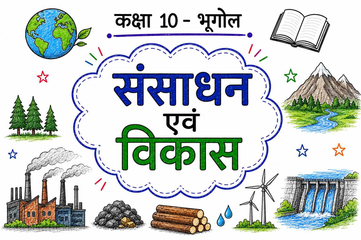 संसाधन एवं विकास (Class 10 Geography Notes in Hindi)