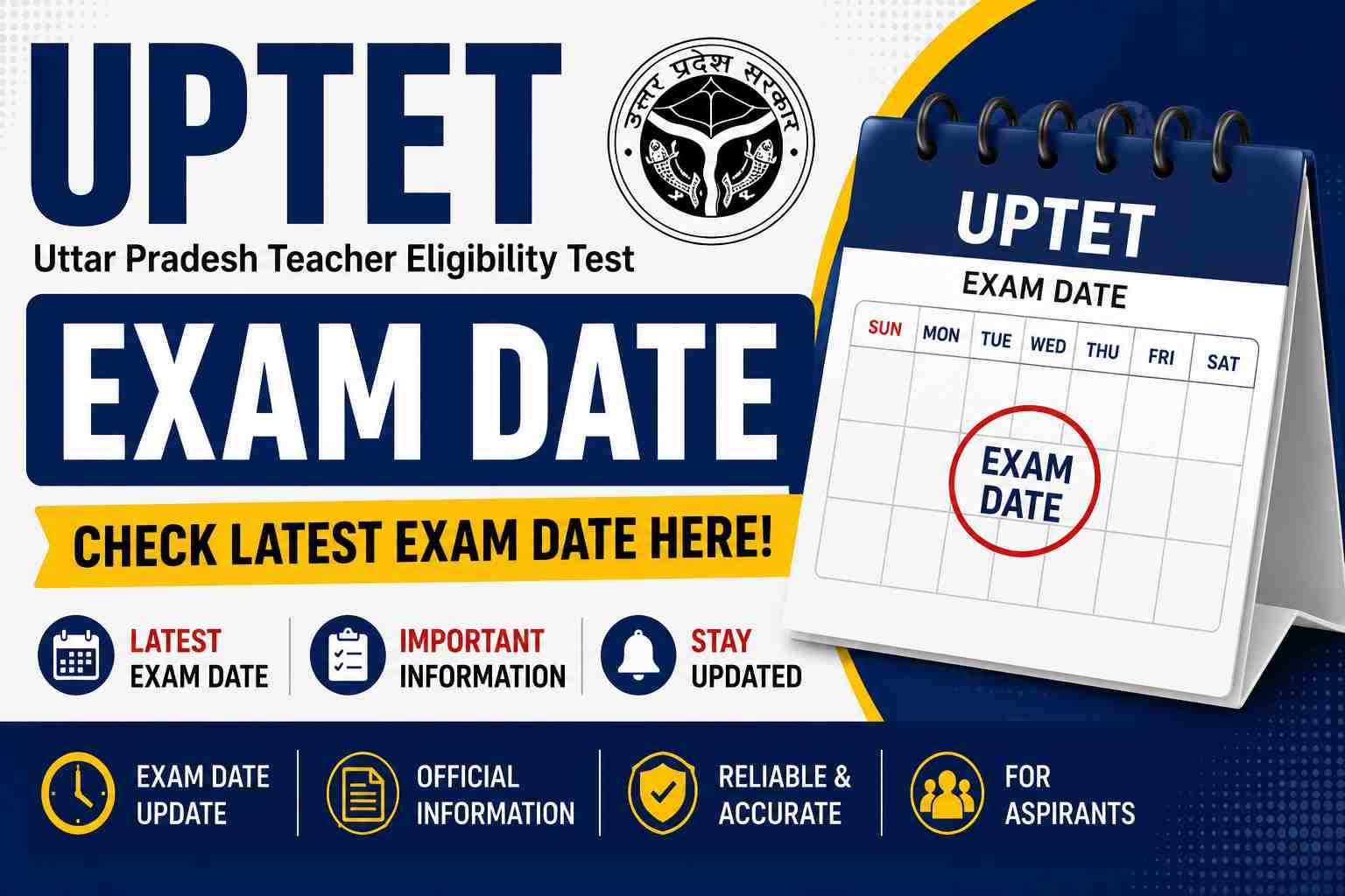 UPTET Exam Date 2026 Out: Check Exam Schedule, Shift Timing & Important Details